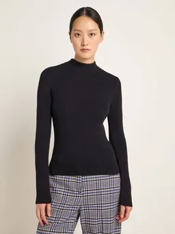 LANIUS LANIUS Stehkragenpullover aus Bio-Baumwolle – Produktbild 1 von 1