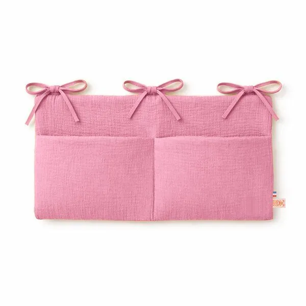 PAPATE PAPATE Schmusetier-Organizer aus Bio-Baumwolle, Rose, – Produktbild 1 von 3