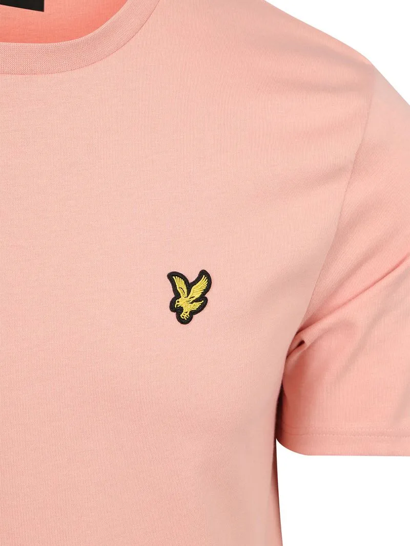 Lyle and Scott Lyle and Scott T-Shirt Honeycomb Rosa - Größe M, Pink, – Produktbild 5 von 5