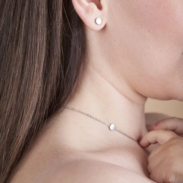 ALEXASCHA ALEXASCHA Kleine Ohrstecker, Silber, – Produktbild 3 von 4