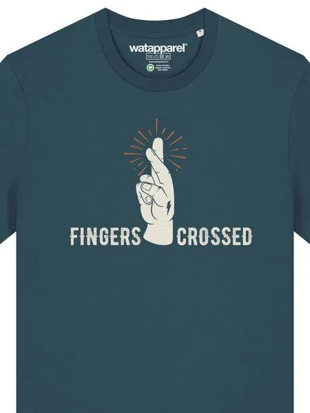 watapparel watapparel T-Shirt Unisex Fingers crossed, Stargazer, – Produktbild 5 von 5