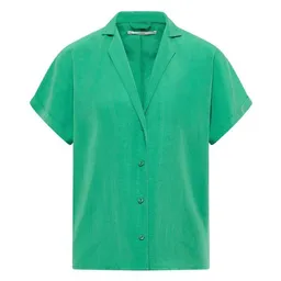 LANIUS LANIUS Kurzarmbluse aus Tencel und Leinen – Produktbild 1 von 1