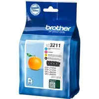 Brother Brother Tintenpatronen LC-3211BK/C/M/Y schwarz, cyan, magenta, gelb 4er-Set – Produktbild 1 von 1