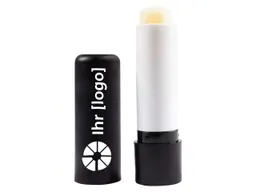 Lippenpflegestift 'Nature' Vanille schwarz aus Recyclingkunststoff mit 1-farbigemAufdruck – Produktbild 1 von 1