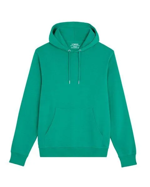 YTWOO YTWOO Nachhaltiger Unisex Hoodie aus Bio-Baumwolle und recyceltem PET; Terry, Grün, – Produktbild 4 von 4