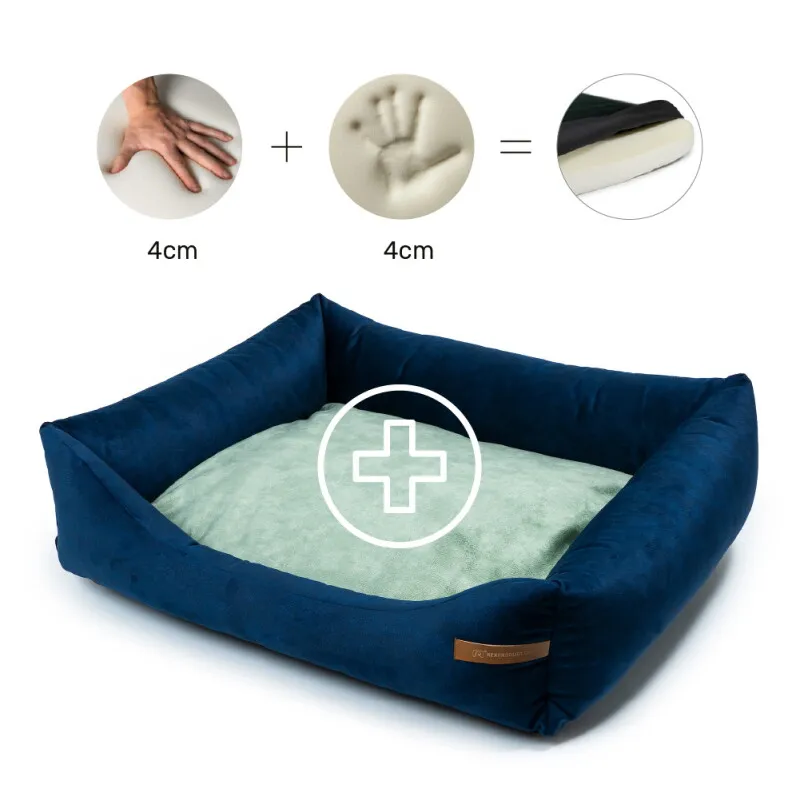 Rexproduct Rexproduct Otto Orthopädisches Hundebett Dunkelblau S-XL M, Grün, – Produktbild 1 von 2