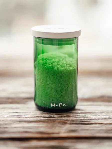 MaBe MaBe Vorratsglas 350ml - perfekt für Geschenke aus der Küche oder stylisches Gewürz, Grün, – Produktbild 1 von 4