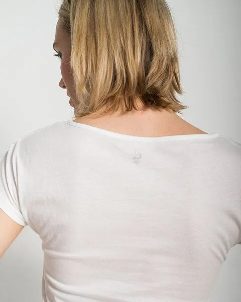 Alma & Lovis Alma & Lovis T-Shirt aus Bio-Baumwolle | Short Pure, Weiß, – Produktbild 4 von 4