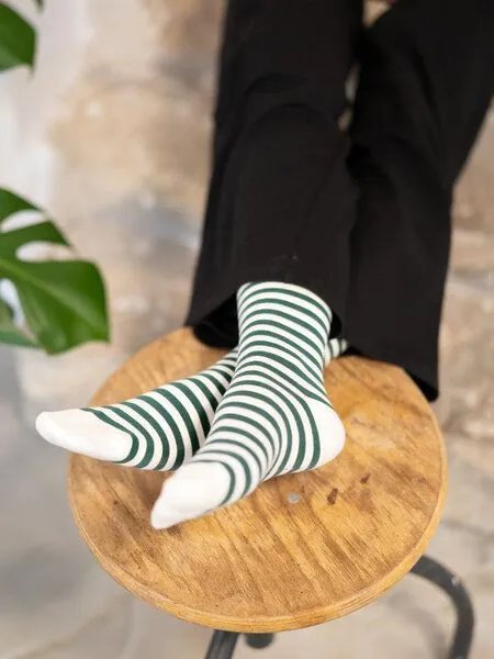 FUXBAU FUXBAU Streifensocken, Grün, – Produktbild 2 von 4