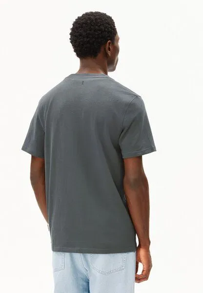 ARMEDANGELS ARMEDANGELS MAARKOS MID WEIGHT Herren T-Shirt aus Bio-Baumwolle, Space steel, – Produktbild 2 von 4