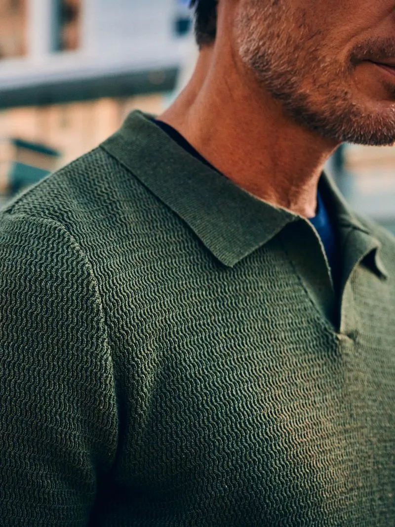 Suitable Suitable Pullover Riva Structure Melange Grün - Größe XL, Grün, – Produktbild 2 von 5