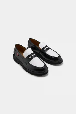 Zèta Zèta Herren vegan Loafers Unisex Douro Schwarz & Weiß – Produktbild 1 von 1