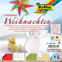 folia folia Faltblätter "Weihnachten" 80g/m², 15x15cm – Produktbild 1 von 1