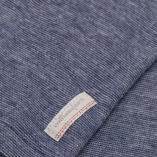 comazo|earth comazo|earth Kinder Shirt langarm aus Wolle-Seide Mix | GOTS zertifiziert, Dunkelblau-melange, – Produktbild 4 von 4