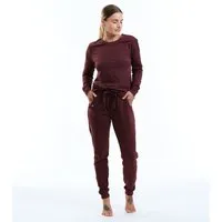 Gary Mash GARY MASH Pyjama Mary aus TENCEL Lyocell Mix, Dunkelbraun (braun), – Produktbild 1 von 1