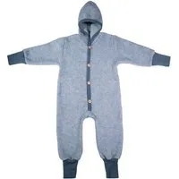 Cosilana Cosilana Kleinkinder Fleece Overall kbT Schurwolle Bio Baumwolle, Marine-melange, – Produktbild 1 von 1