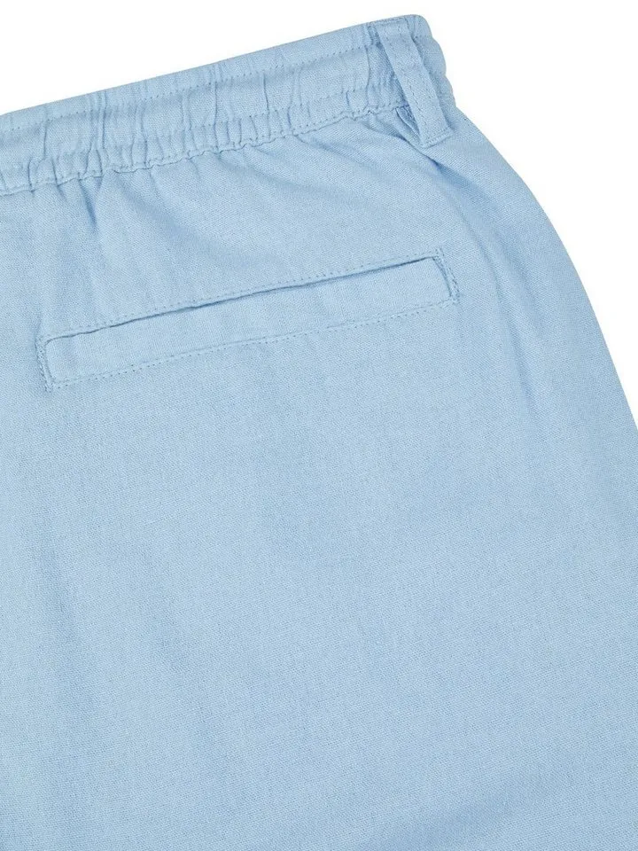 DENIMFY Chinoshorts Herren Shorts DFAlessio Regular Fit Bermudashorts mit Kordelzug, Blau, – Produktbild 4 von 4