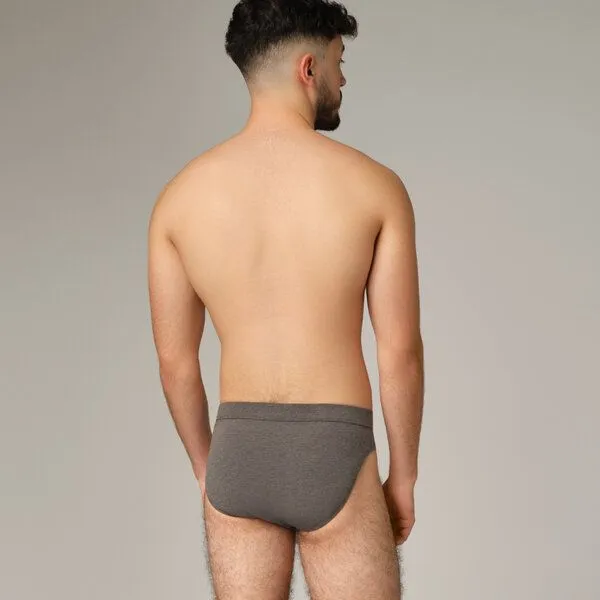 comazo|earth comazo|earth Fairtrade Basic Herren Mini-Slip | GOTS zertifziert, Anthrazit, – Produktbild 3 von 4