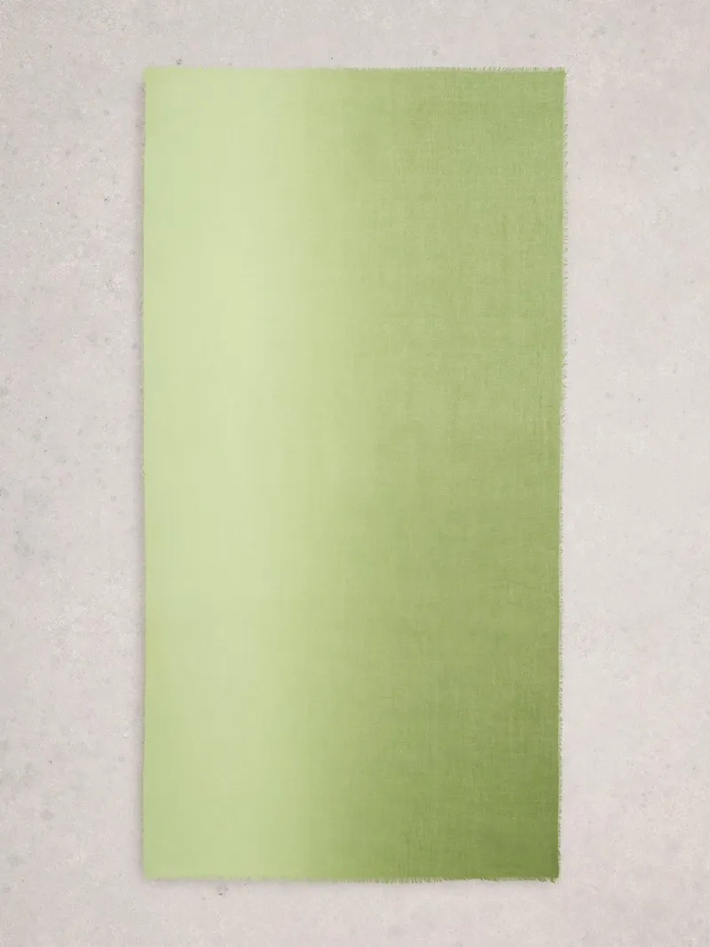 White Stuff Oversized Schal Penny - Einheitsgröße, Mittelgrün, – Produktbild 3 von 3