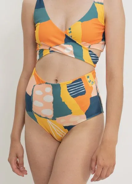 boochen boochen Bikini Slip Noja - wendbar, Painting print (gelb), – Produktbild 2 von 4