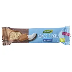 dennree Kokos-Riegel in Vollmilchschokolade – Produktbild 1 von 1