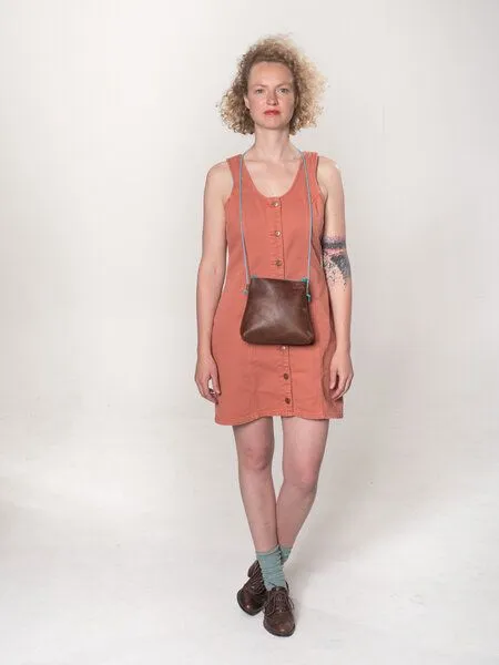 monday market monday market Ledertasche Stina, Braun, – Produktbild 1 von 4
