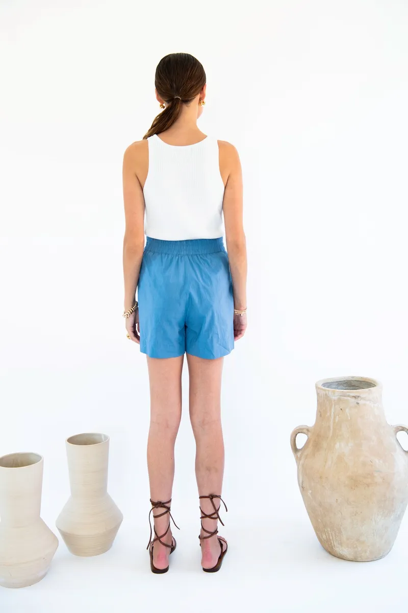 Neu Nomads Neu Nomads Damen vegan Shorts Boca Ocean Blue, Blau, – Produktbild 1 von 2