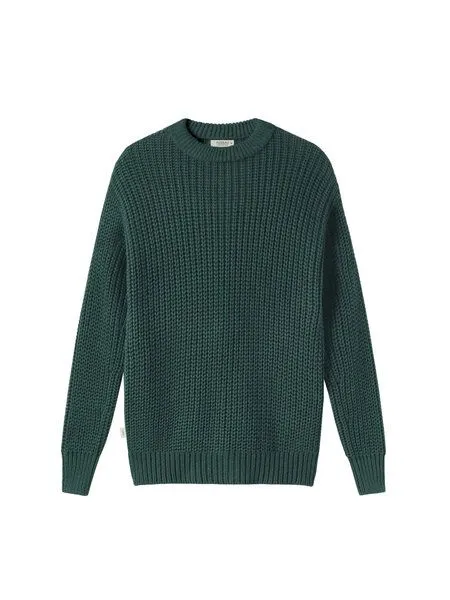 FUXBAU FUXBAU 4Seasons Männer Strickpullover, Waldgrün, – Produktbild 3 von 4