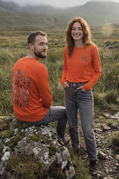KOKOworld KOKOworld Bluse Tamal, Orange sun&soil (orange), – Produktbild 2 von 4