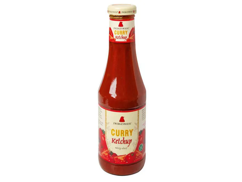 Zwergenwiese Zwergenwiese Bio-Tomaten-Curry-Ketchup 500 ml – Produktbild 1 von 1