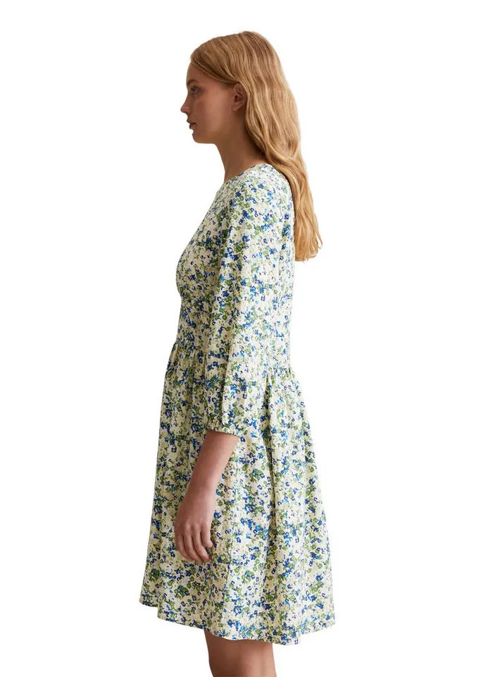 Marc O'Polo DENIM Druckkleid aus LENZING™ ECOVERO™-Mix, Blau, – Produktbild 2 von 4