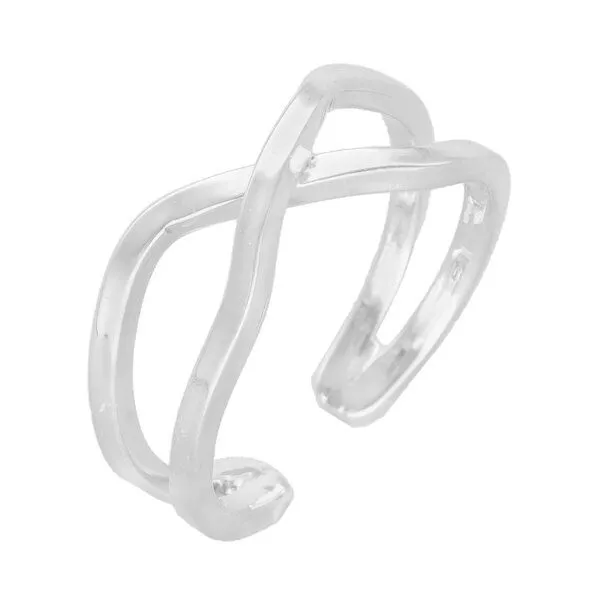 pakilia pakilia Silber Ring Buchstabe X Fair-Trade und handmade – Produktbild 1 von 4