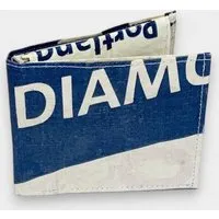 REFISHED fair fashion REFISHED fair fashion Börse 'CLASSIC WALLET' - upcycelte Zementsäcke, #cement beige-blau, – Produktbild 1 von 1
