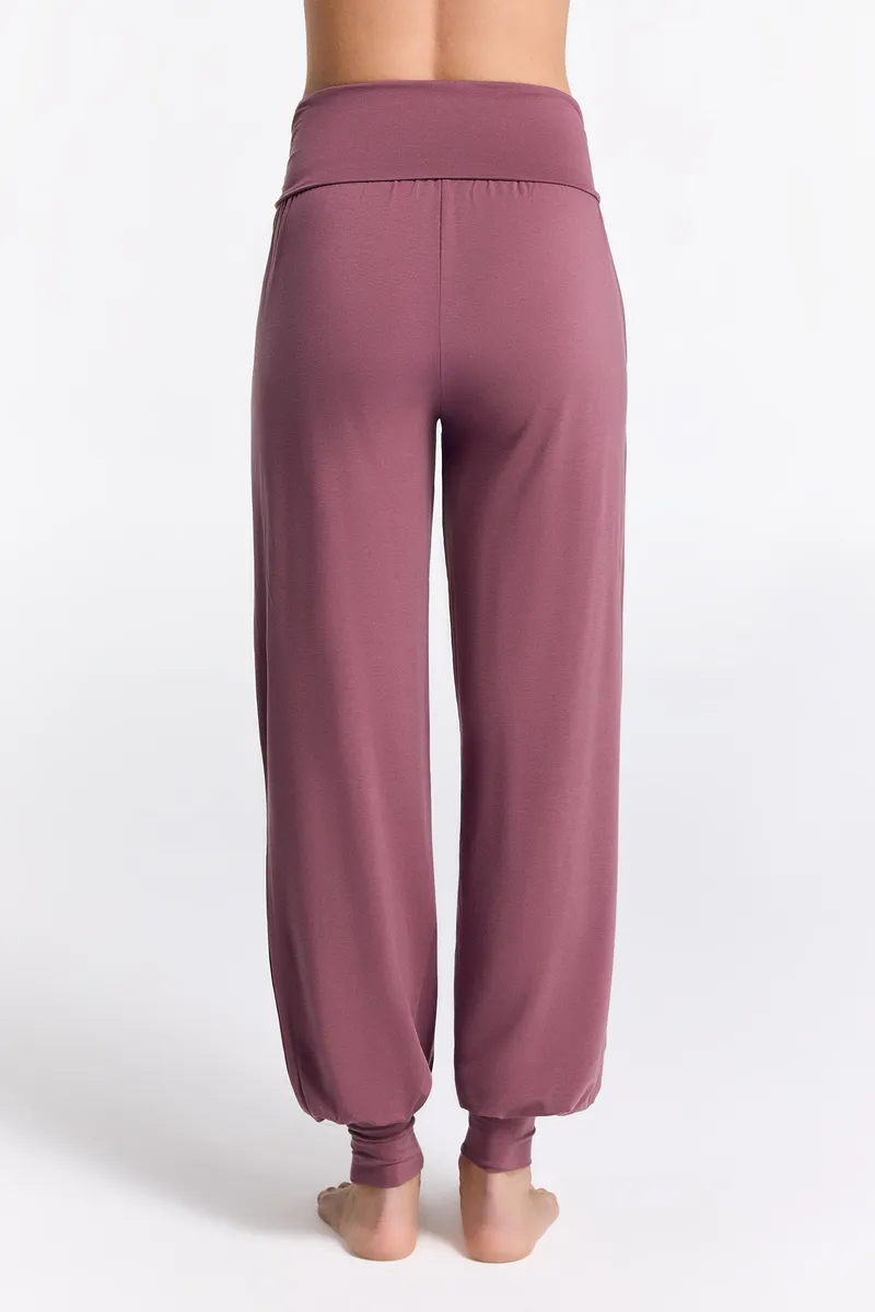 True North True North Damen vegan Yogahose Nocturne, Rosa, – Produktbild 1 von 2