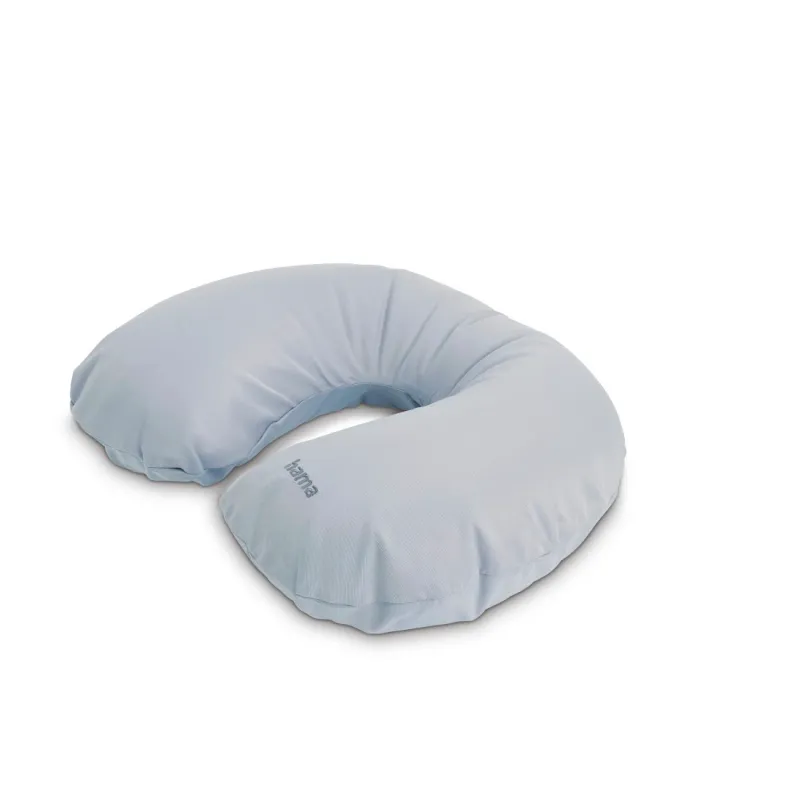 Hama Hama Nackenhörnchen, aufblasbar, 48 x 32 cm, Grau, – Produktbild 2 von 4