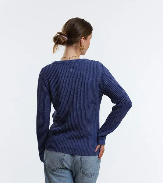 Gary Mash GARY MASH Pullover Lamona aus Biobaumwolle, Ultramarin (blau), – Produktbild 4 von 4