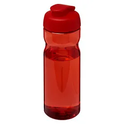 Unbranded H2O Active® Eco Base 650 ml Sportflasche mit Klappdeckel, rot/ rot, Rot, – Produktbild 1 von 1