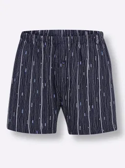 Witt Boxershorts 2x marine-bedruckt – Produktbild 1 von 1