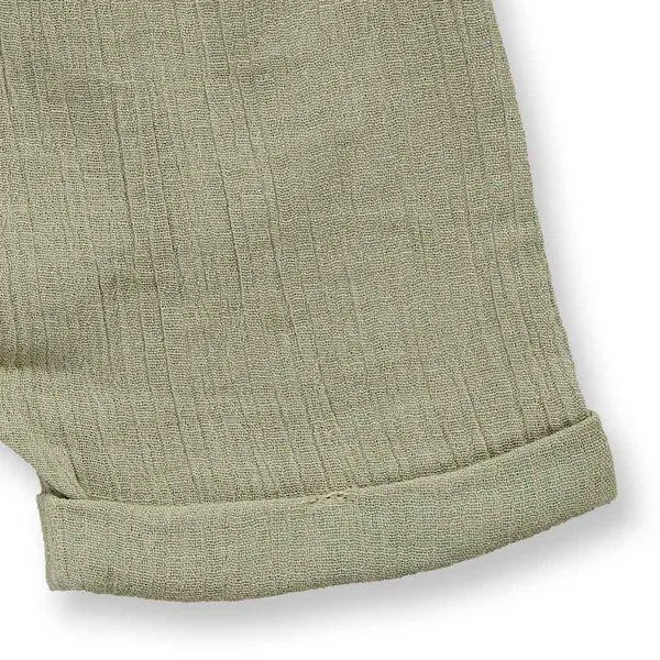 Sense Organics Sense Organics Baby Shorts, Modell CHARLIE, Seegrasgrün, – Produktbild 3 von 3