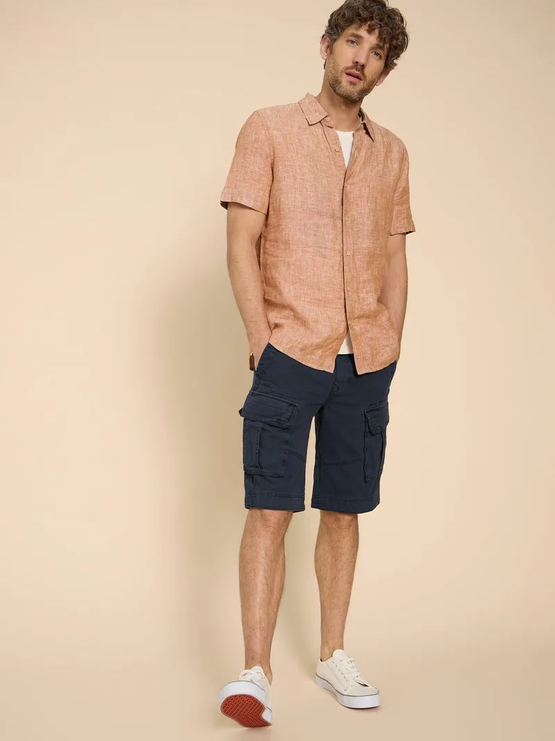 White Stuff Halsall Cargoshorts aus Bio-Baumwolle - 38/R, Dunkelmarine, – Produktbild 2 von 4