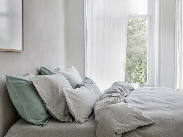 Yumeko Bettwäsche “Yumeko” aus Velvet Flanell, Light grey, – Produktbild 1 von 4