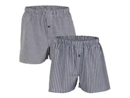 Living Crafts LIVING CRAFTS - Herren Boxer-Shorts, 2er-Pack - Grau (100% Bio-Baumwolle), Nachhaltige Mode, Bio Bekleidung – Produktbild 1 von 1
