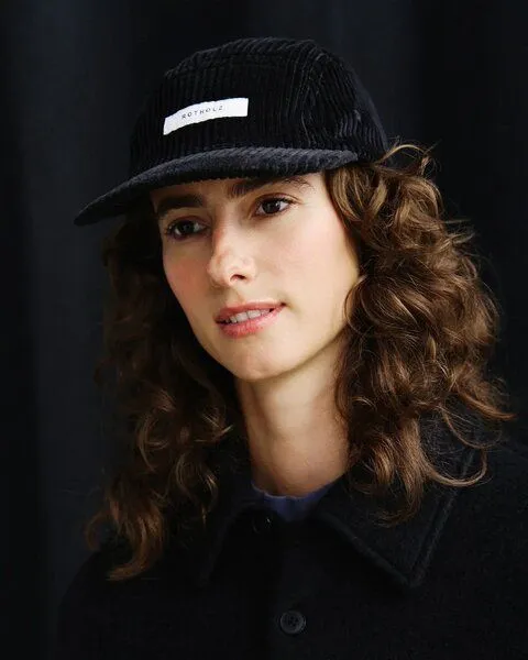 Rotholz Rotholz Cord 5-Panel Cap aus Bio-Baumwolle, Schwarz (true black), – Produktbild 4 von 4