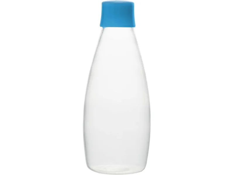 retap retap Trinkflasche "GO" 0,8 l aus Glas mit Schraubverschluss, light blue – Produktbild 1 von 1