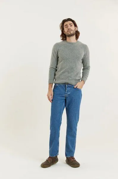 Flax and Loom Flax and Loom Regular Fit Jeans Satch, Blue, – Produktbild 4 von 6