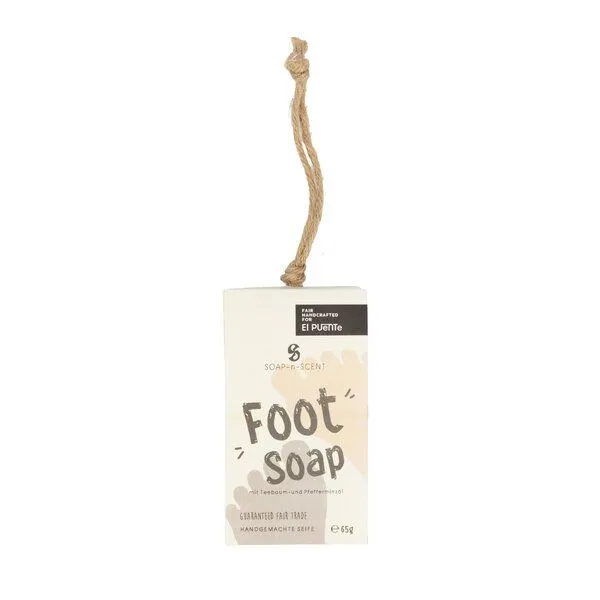 El Puente El Puente "Foot Soap" Seife aus pflanzlichen Ölen | Vegan, Mehrfarbig, – Produktbild 1 von 2