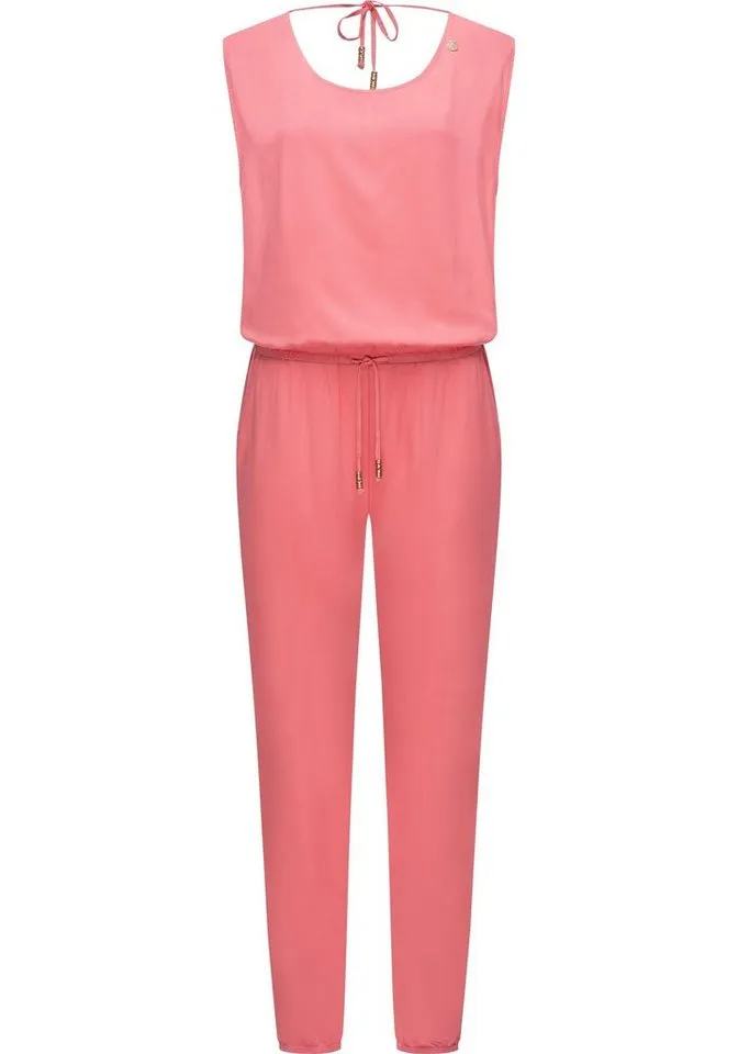 ragwear ragwear Jumpsuit Noveel schicker, langer Damen Overall mit Bindeband, Orange, – Produktbild 1 von 2