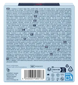 Kondome „60 mm“, transparent, hauchdünn, feucht – Produktbild 1 von 1