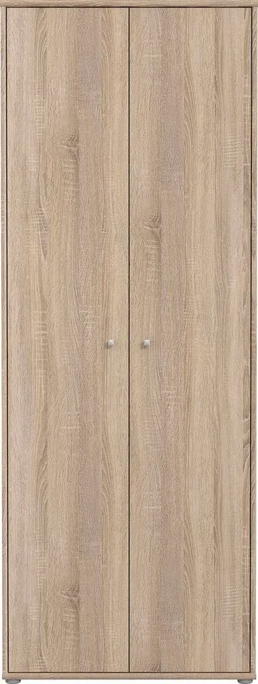 FORTE Schuhschrank Tempra, Mehrzweckschrank, 2 Türen, Einlegeböden, Höhe 197,5 cm Breite 73,7 cm, Beige, – Produktbild 3 von 8