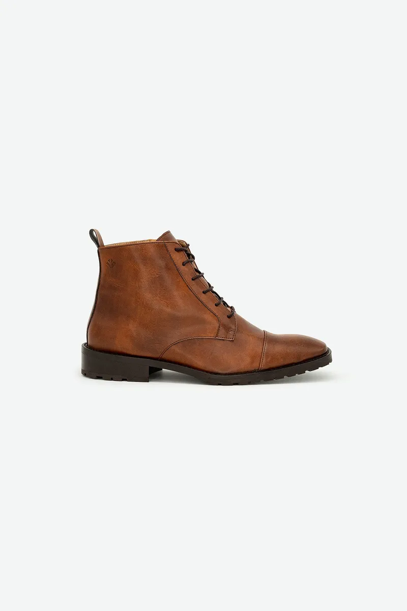 COG COG Herren vegan Stiefel Lincoln, Braun, – Produktbild 1 von 2